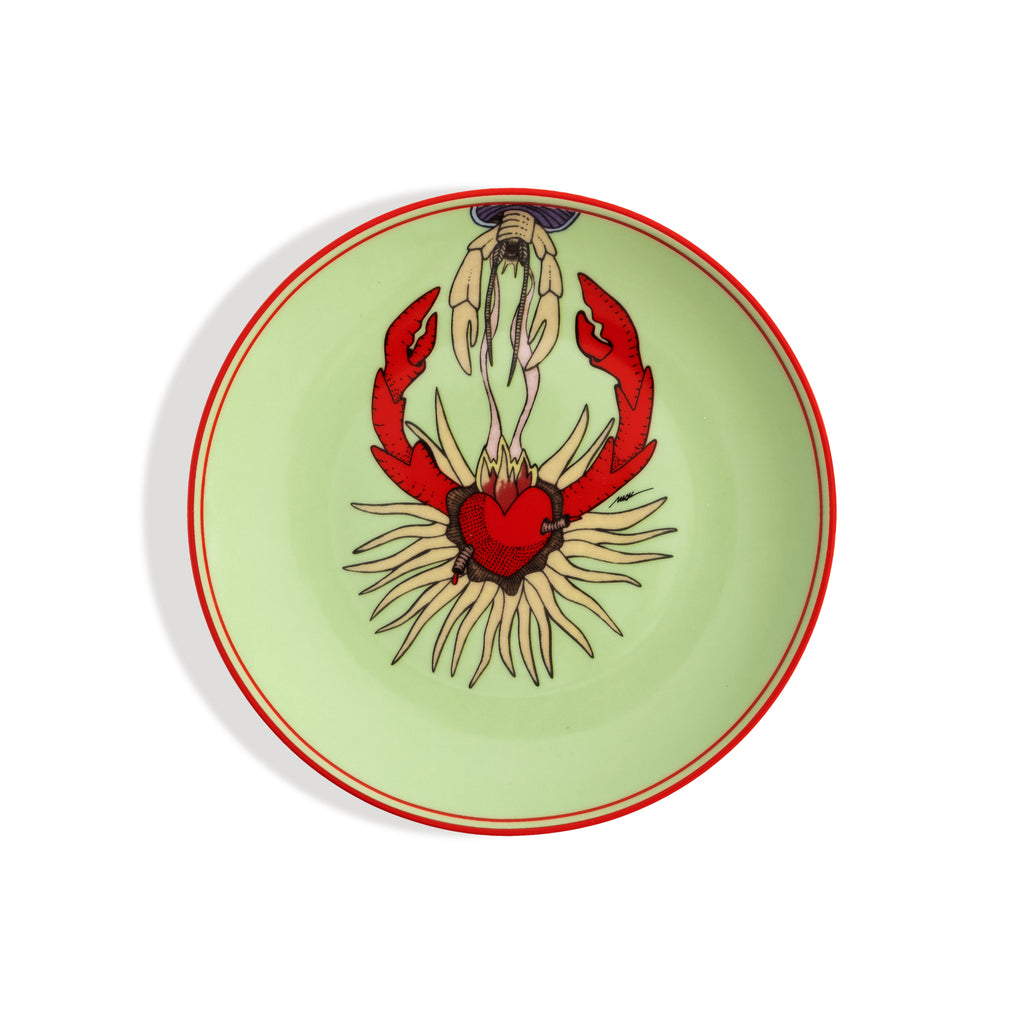 I Believe In Good Collection Tatlı Tabağı - Yengeç