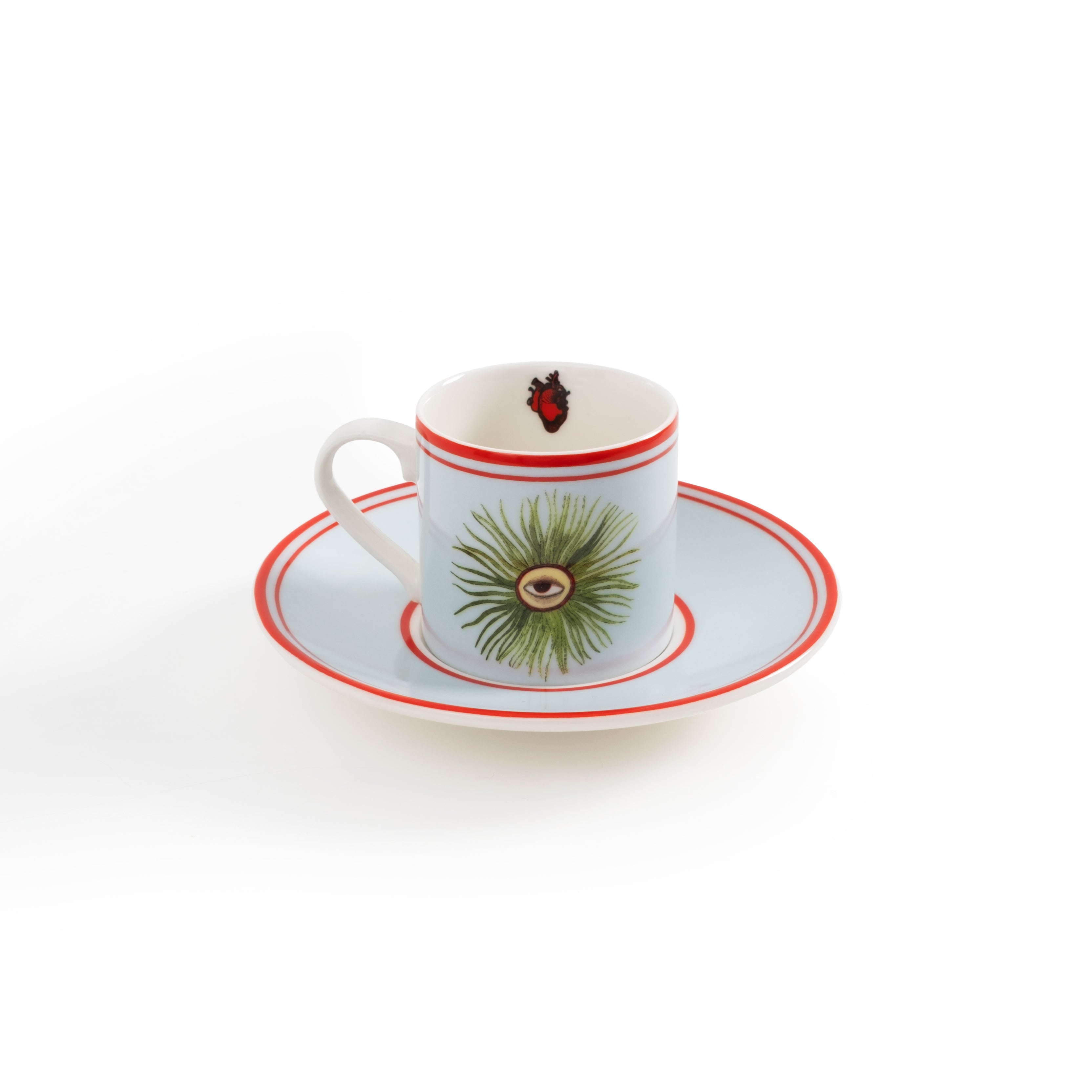 I Believe In Good Collection göz 2'li Espresso Fincanı Seti / Hediye Kutulu