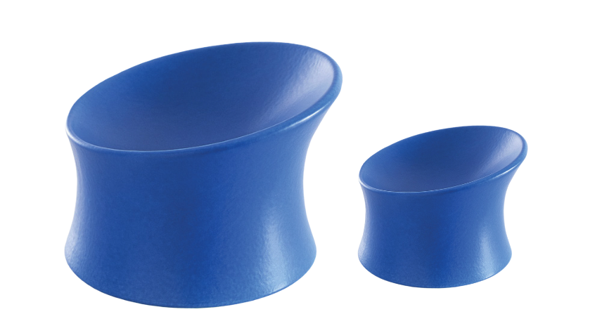 Rainbow Collection 2'li Dekoratif Servis Seti - Kobalt