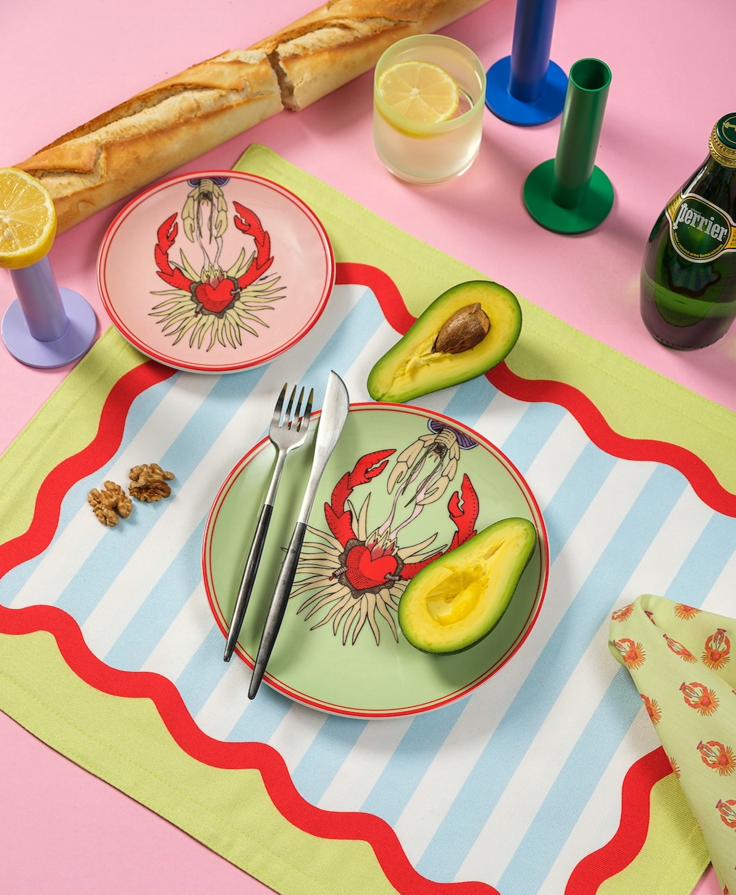 I Believe In Good Collection Tatlı Tabağı - Yengeç