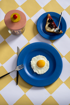 Rainbow Collection Aperitif Tabağı - Kobalt