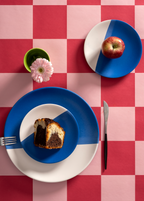 Rainbow Collection Moon Aperitif Tabağı - Kobalt