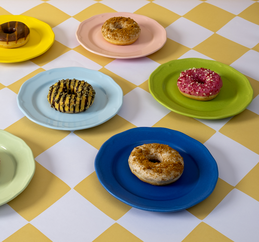 Rainbow Collection Grandma Tatlı Tabağı - Kobalt