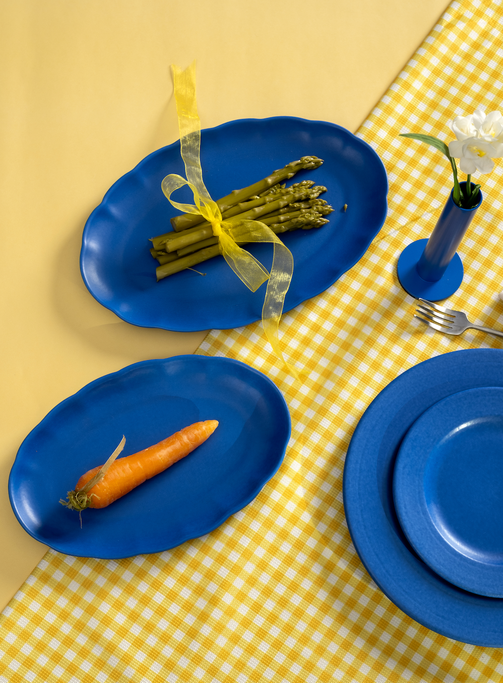 Rainbow Collection Cloud Servis Tabağı - Kobalt L