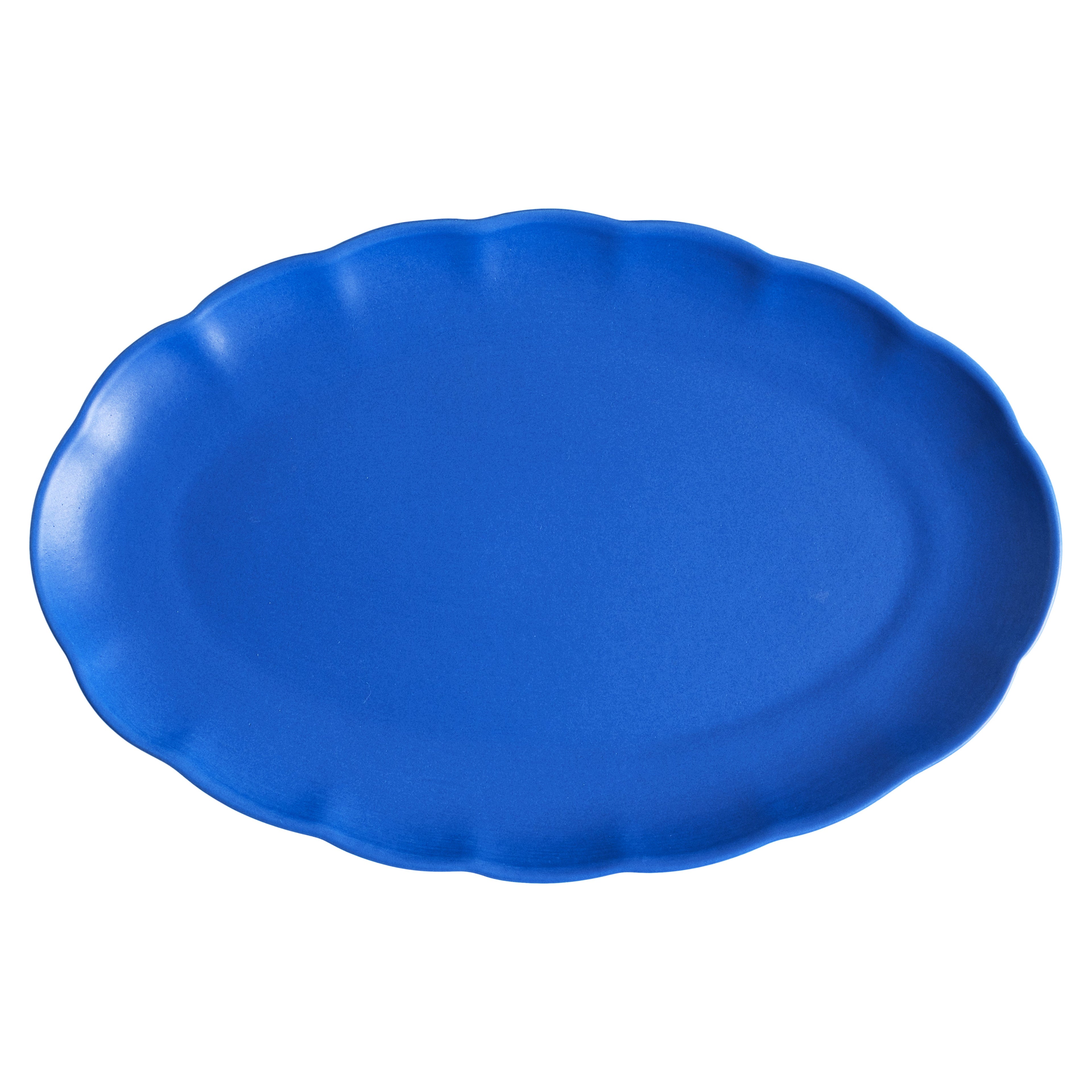 Rainbow Collection Cloud Servis Tabağı - Kobalt L