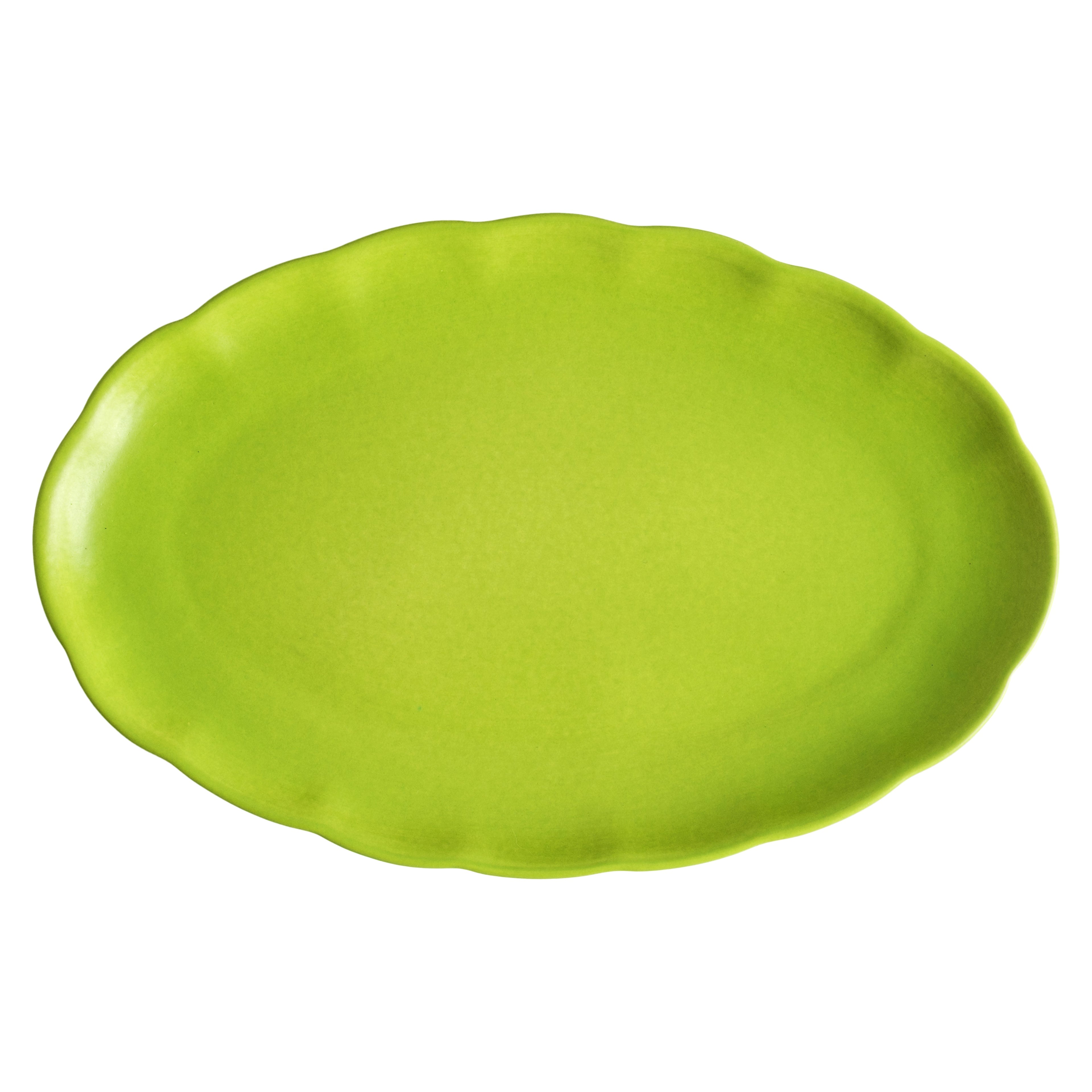 Rainbow Collection Cloud Servis Tabağı - Lime L