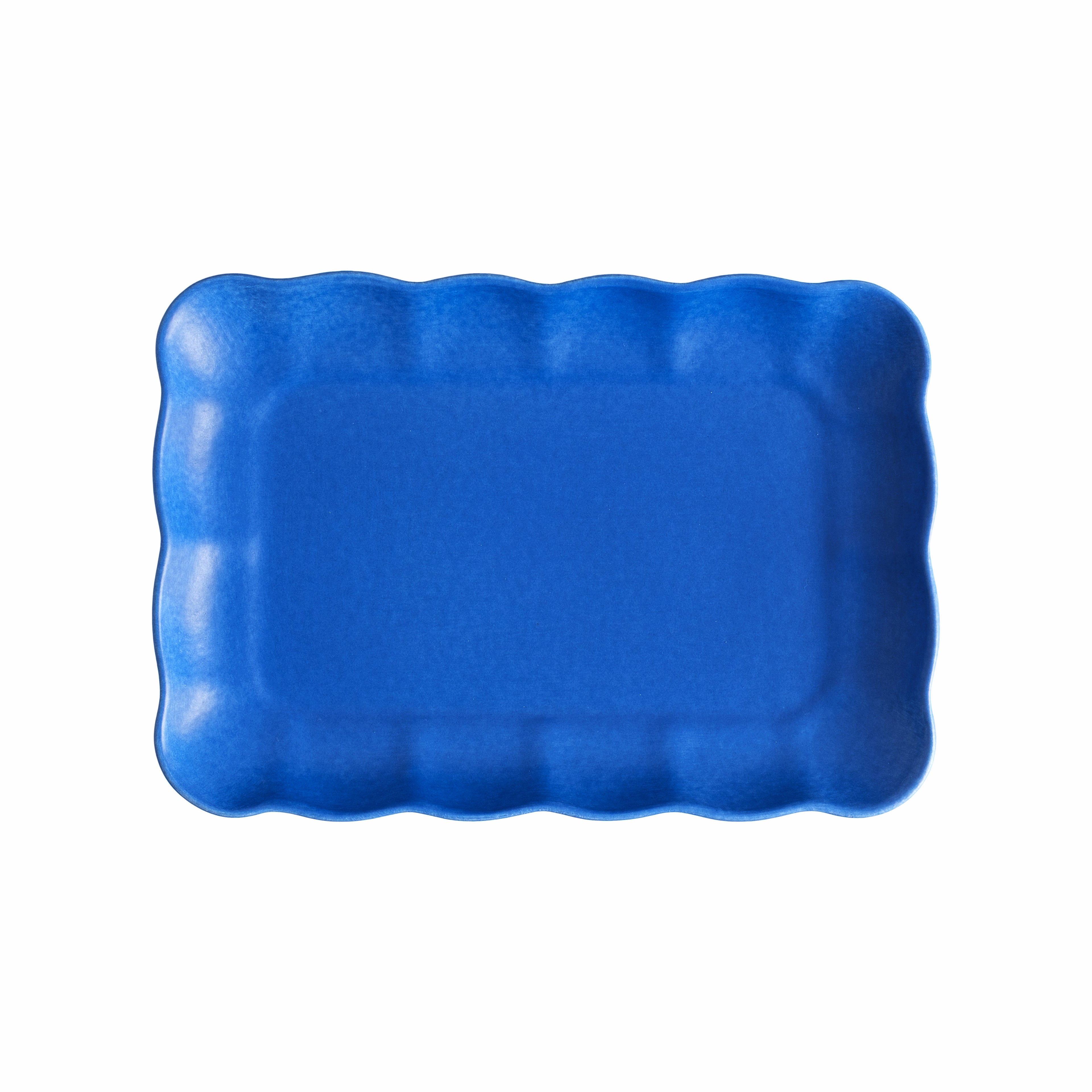 Rainbow Collection Servis Tepsisi - Kobalt