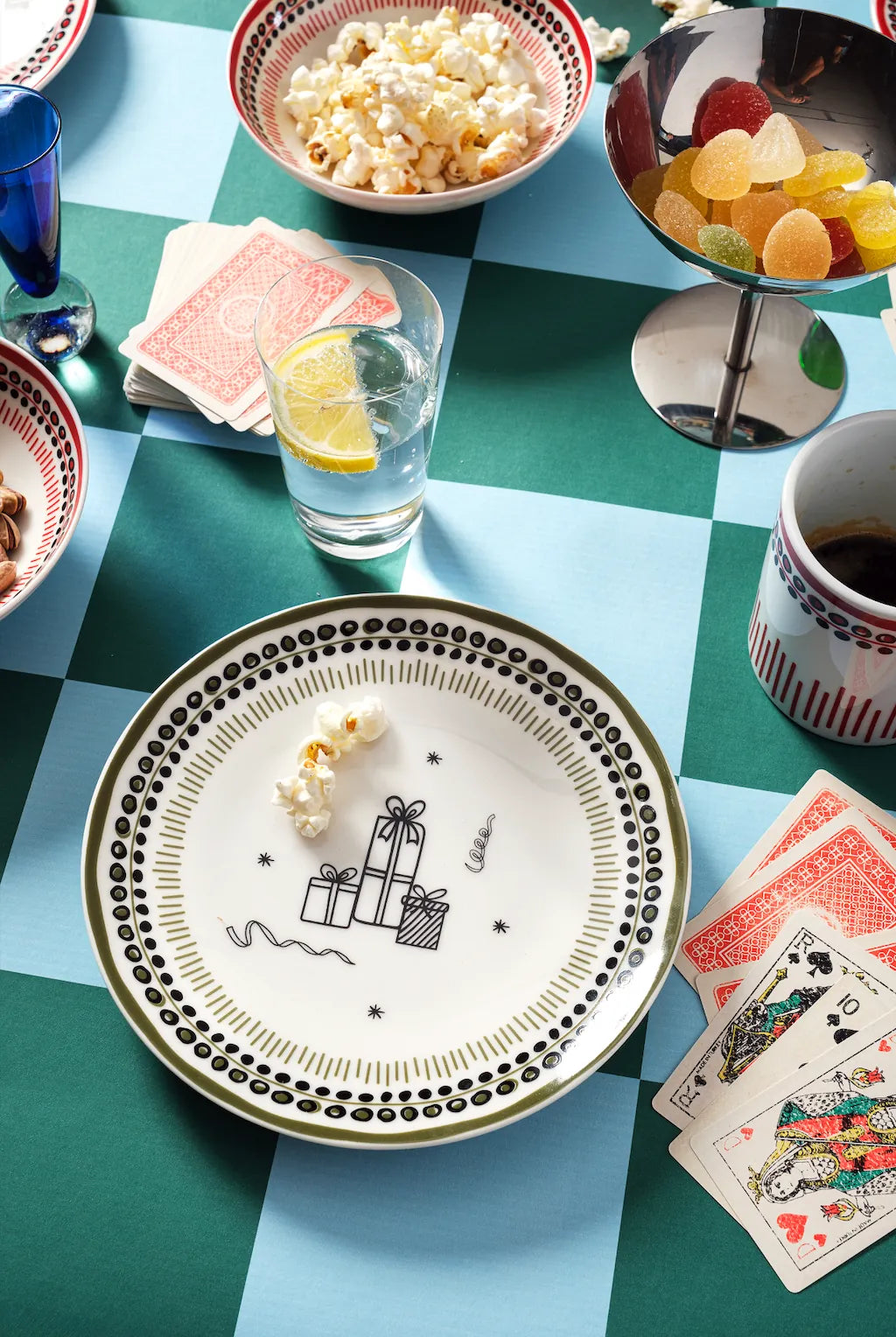 Holiday Collection Tatlı Tabağı, Yeşil