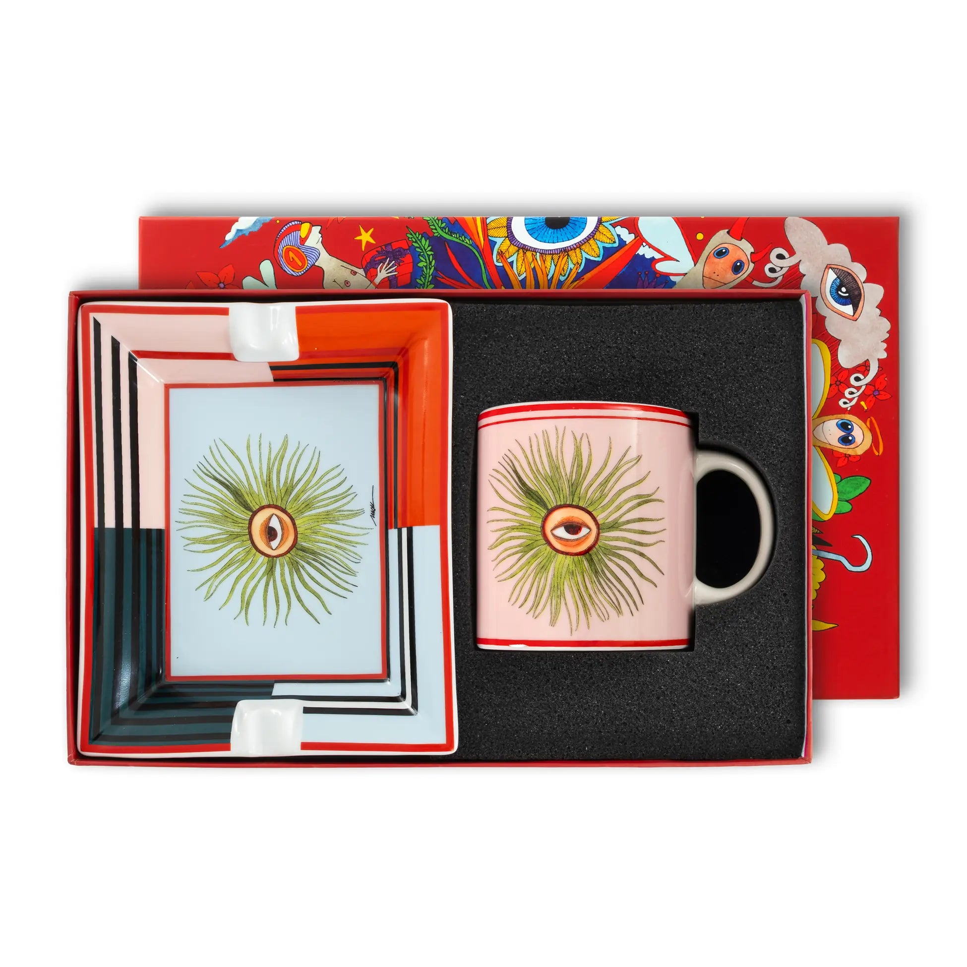 I Believe In Good Collection  Göz Küllük ve Kupa Seti / Hediye Kutulu/Pembe