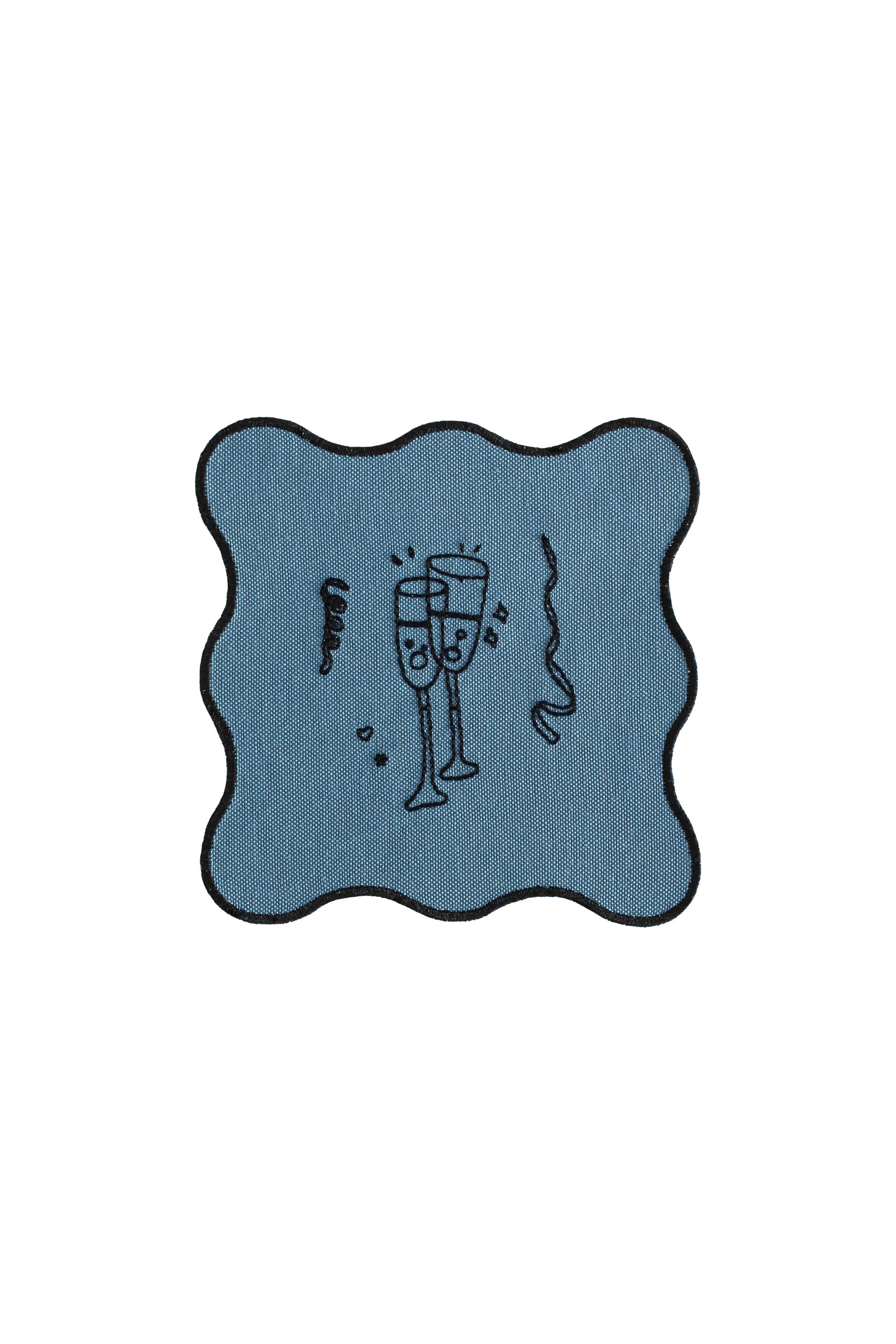 Holiday Collection 4'lü Bardak Altlığı Seti, Mavi