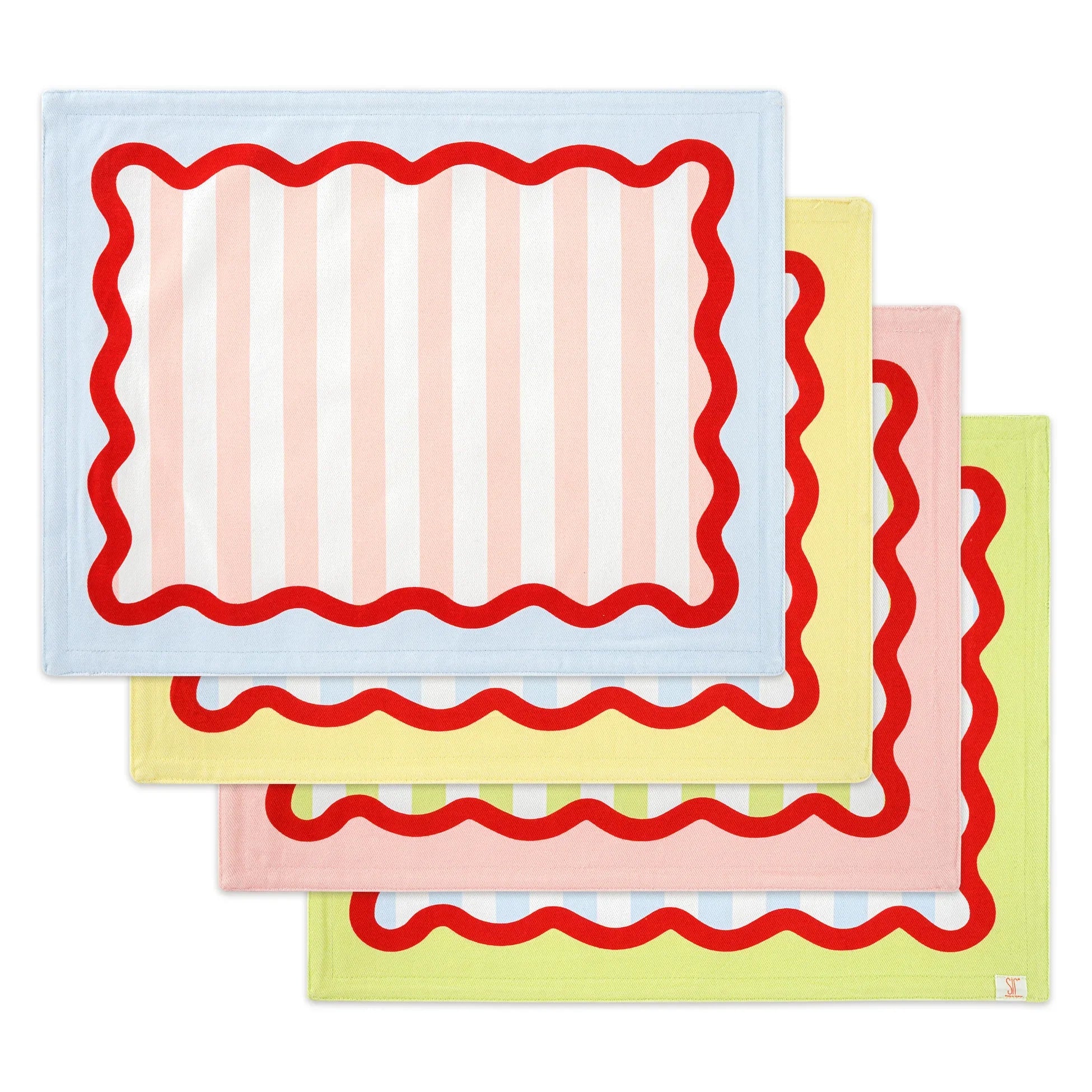 Rainbow 4'lü Amerikan Servisi Seti ÇOK RENKLİ