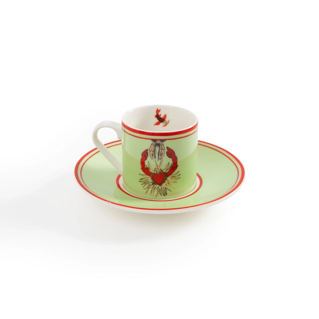 I Believe In Good Collection yengeç 2'li Espresso Seti / Hediye Kutulu