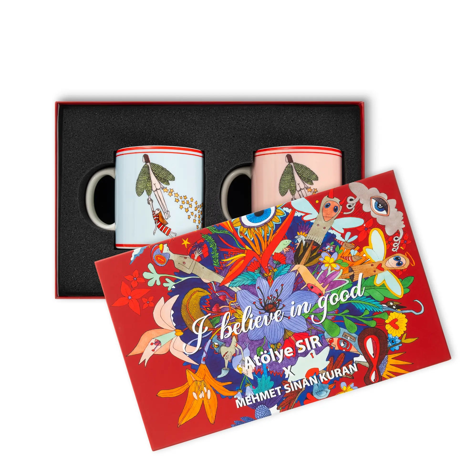 I Believe In Good Collection Melek 2'li Kupa Seti / Hediye Kutulu