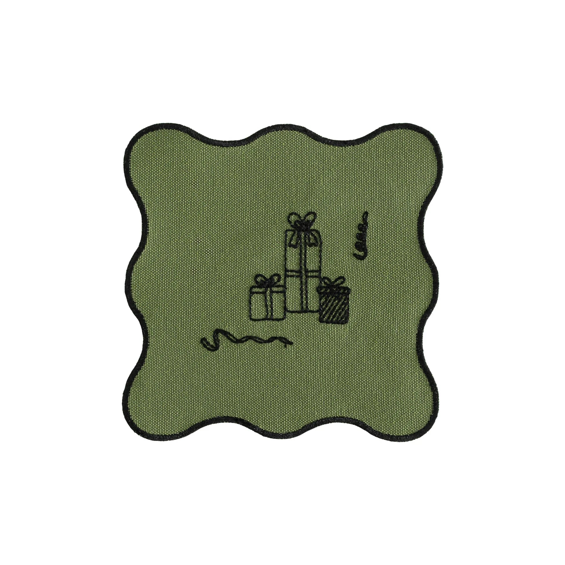 Holiday Collection 4'lü Bardak Altlığı Seti, Yeşil