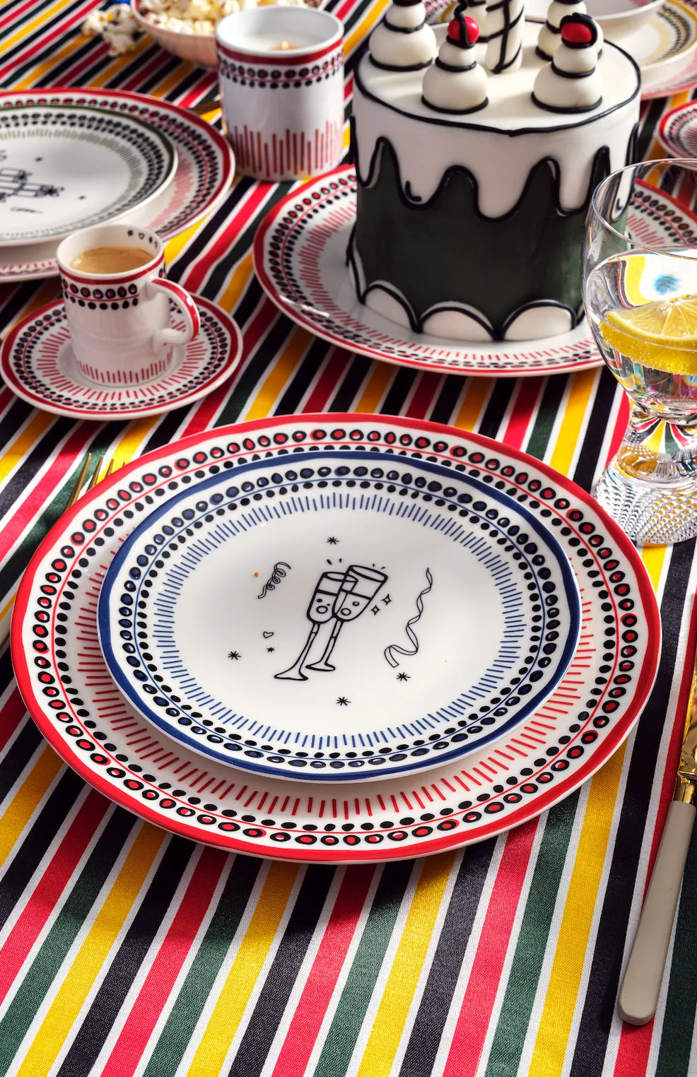 Holiday Collection Porselen Yemek Takımı 12 Parça/ Çok Renkli