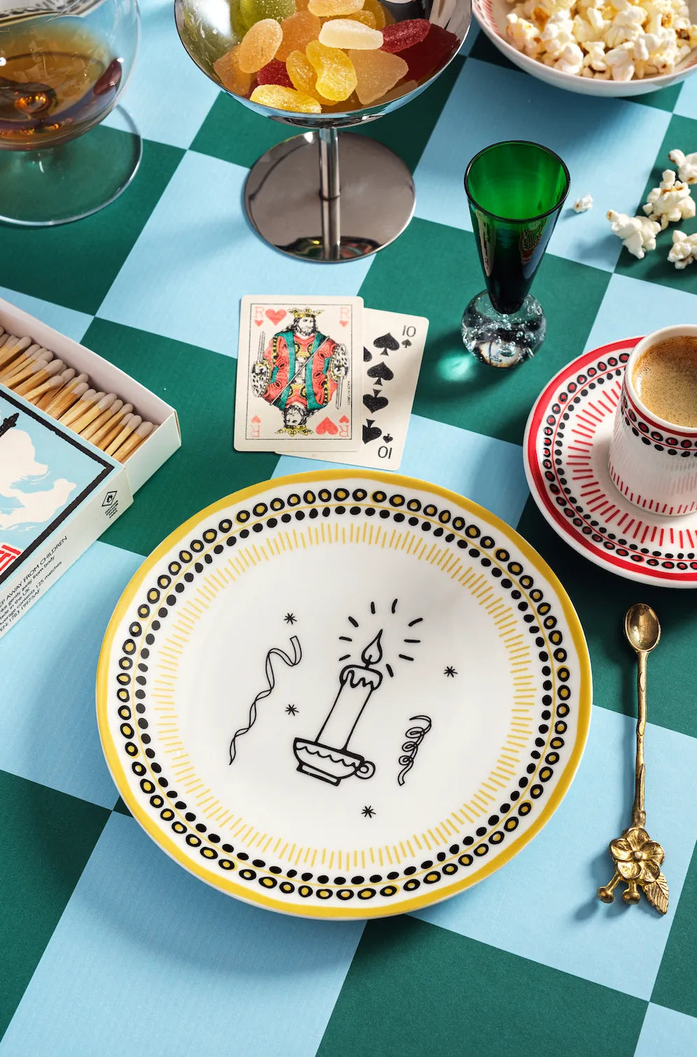 Holiday Collection Porselen Tatlı Tabağı, Sarı