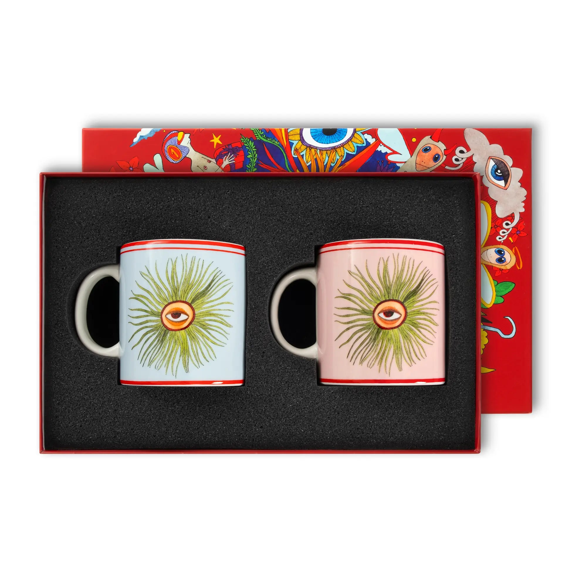 I Believe In Good Collection Göz 2'li Kupa Seti / Hediye Kutulu