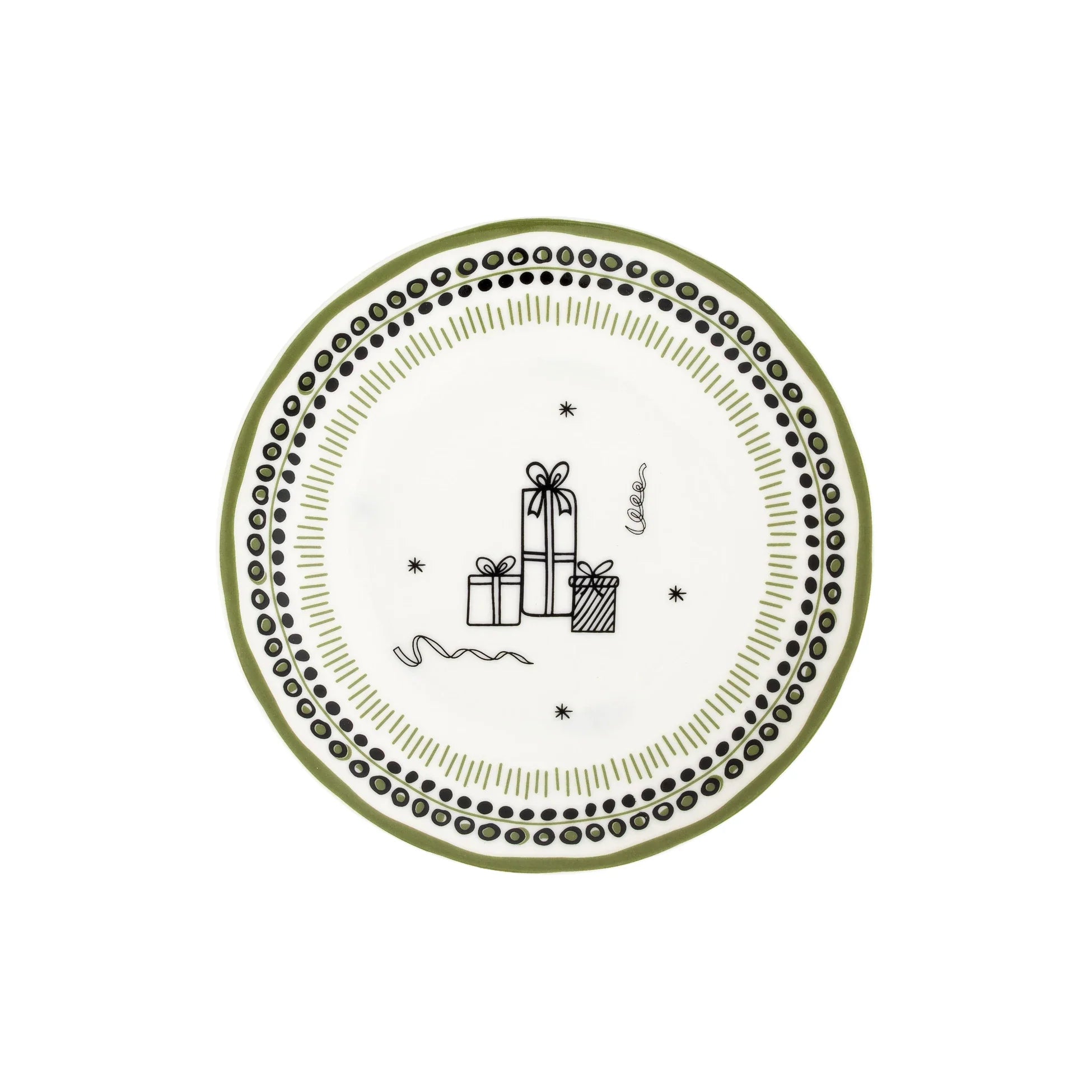 Holiday Collection Tatlı Tabağı, Yeşil