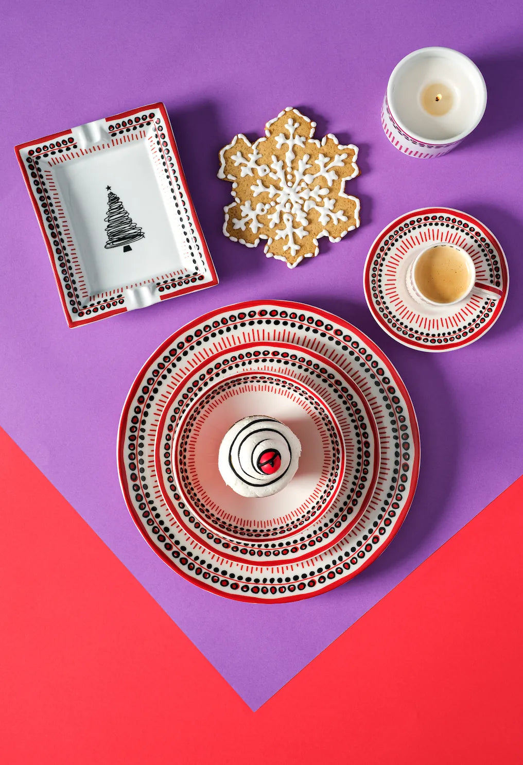 Holiday Collection Porselen Servis Tabağı